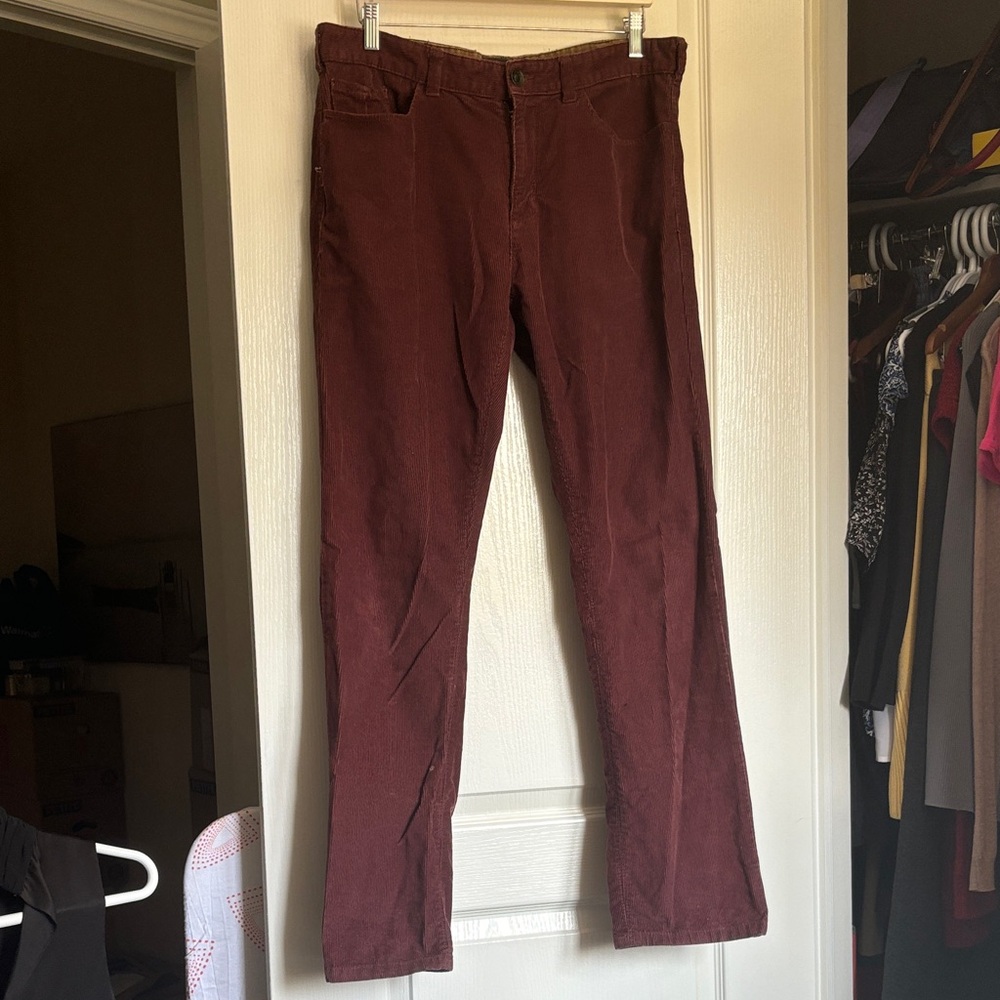 Thrifted maroon/brown cotton pants by Black Brown
